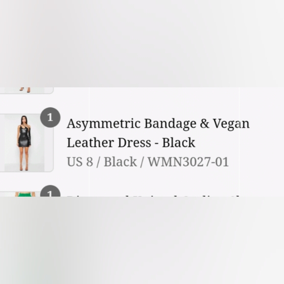 Maniere De Voir Asymmetrical Dress with sleeve - Picture 4 of 4